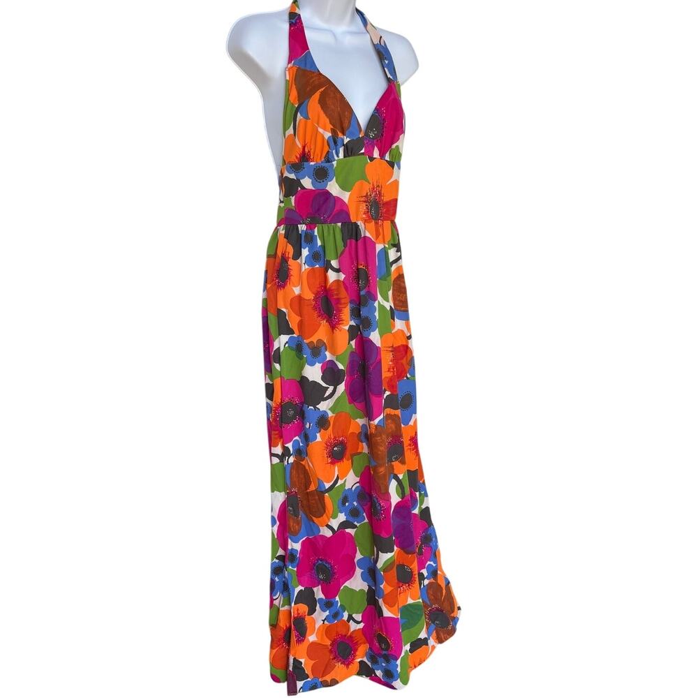 Vintage Union Made "Perfection Fit by Roxanne" Halter Maxi Dress S/M pls read! - Picture 4 of 16